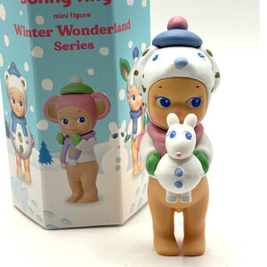 New Kewpie/Angel Mini Collectible Figure in Winter Dalmatian Costume, Open Box